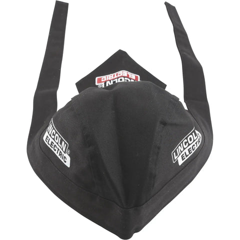 KH822 Black Flame Resistant Welding Doo Rag One Size Designed For Heat And Spatter Protection Breathable Cotton With Mesh Lining For Sweat Evaporation Cushioned Helmet Fit Worksite Ready Comfort For Daily Weld Tasks