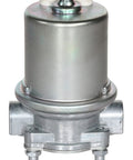 Front view of 12V Electric Fuel Pump Replacement For Cars, Fleets, Industrial And Recreational Vehicles, High Flow