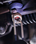 Heavy Duty Magnetic Induction Heater Bolt Remover With Zero Flame Fast Heat and High Speed Cooling Fan, copper coil on rusty bolt.