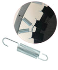 Top Tier Replacement Recliner Mechanism Tension Springs With Long Neck Hook Style for hassle free furniture repair, 3 5/8 inch galvanized steel.