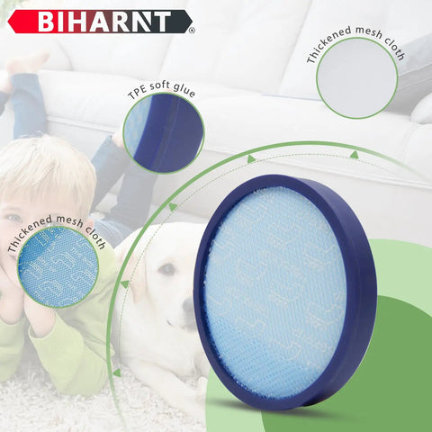 Three Pack Replacement Vacuum Filter Set For WindTunnel Rewind And WindTunnel Max Upright Vacuums, Filter 304087001, Fits UH71350V UH71300 UH71330 UH71250 UH71251 UH71230 UH71215 UH71100 And More