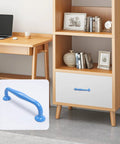 4 Pack Blue Aluminum Cabinet Pulls With 3.78 Inch Hole Centers 96mm And 4.49 Inch Length 114mm Drawer Handles for cabinets and wardrobes.