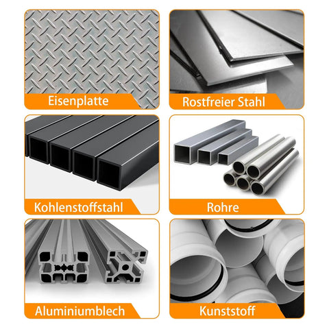 Materials for Pro Grade 23 Piece Carbide Hole Saw Kit With Pilot Bits From 5/8 to 4 Inch Set For Metal Wood Plastic Stainless Steel Iron Aluminum