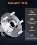 Front Wheel Hub And Bearing Assembly For Scion tC 2011-2016, Toyota Mirai 2016-2019, And Toyota RAV4 2006-2018, 5-Lug With ABS shown