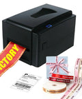 Personalized Satin Ribbon Printer Machine For Making Custom Labels And Gift Wrapping with ribbons displaying birthday messages.