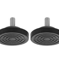Adjustable Furniture Leveling Feet With Noise Reduction And Vibration Dampening, 2 Pack M8 M10 screw-in rubber pads
