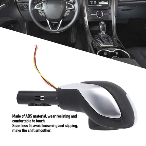 Sleek Matte Black Automatic Gear Shift Knob Handle Replacement Kit For Ford Fusion Escape Transit 2013 To 2019 Durable ABS Upgrade With Grip, ABS shifter