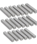 20 Piece Badass Performance Stainless Steel Parallel Shaft Keys For Motor Transmission Industrial Rust Proof Repair Kit Gear Wear Resistant Heavy Hitter Tools Easy Install Durable Build, flat keys