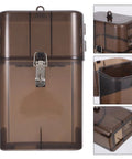 Heavy Duty Outdoor Ev Charger Socket Case Weatherproof Plug Protector Built Tough Rain Shield Box showing front, side, and interior views.