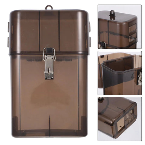 Heavy Duty Outdoor Ev Charger Socket Case Weatherproof Plug Protector Built Tough Rain Shield Box showing front, side, and interior views.