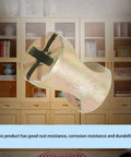 Premium M6 Barrel Nuts and Cross Dowels 30 Piece Set Galvanized Steel Slotted Nuts close-up displaying threaded slot for assembly.