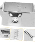 Heavy Duty Fence Buckles For Quick Secure Tinplate Installation With Durable Metal Fasteners for isolation net fencing, shown close-up