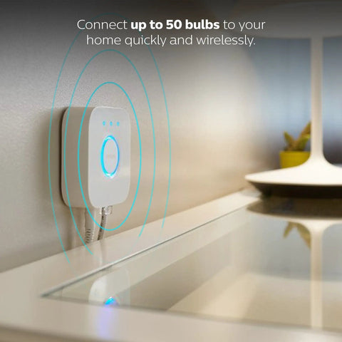 Hue Bridge Smart Lighting Hub For Hue System Unlock Full Automations Multi Room Control Zones Remote Access From Anywhere