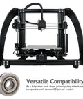 U Groove Pulley Wheel Set For 3D Printer Extruder Bearings And Gear Replacement, 12 Metal Pulleys For Smooth, Stable Operation, Easy Install, DIY Printer Repair And Upgrade Supplies, 3D printer frame and metal bearing