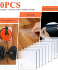 Pro Grade Floor Gap Fixer Tool With Strong Suction Cup And 10 Reusable Sticky Pads For Laminate Vinyl And Hardwood Floors