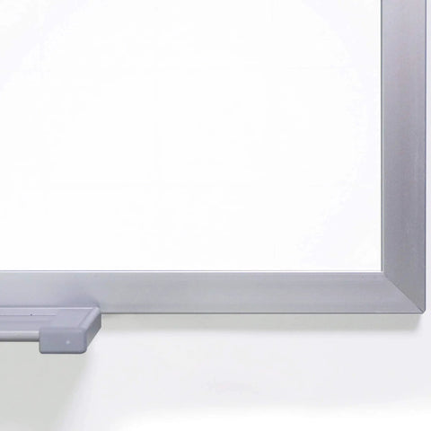 Porcelain Magnetic Whiteboard 4 By 8 With Aluminum Frame Includes Marker And Eraser Made In USA Heavy Duty Porcelain-On-Steel Surface