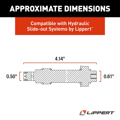 HYDAC Replacement Cartridge Valve With Turn And Lock Set Screw For Hydraulic Slide Out Systems Manual Override Exact Match Replacement For Lippert RV Slide Outs Easy Install WS08W01TCN0