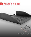 Heavy Duty 2U Vented Server Rack Shelf For Rock Solid Network Gear And Desktop Rigs with mounting brackets included.