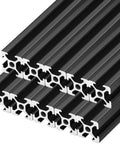 Ten Pieces Of 1000 MM 2020 Aluminum Extrusion European Standard Anodized Linear Rail For DIY CNC Workbench And 3D Printer Parts Black T Style