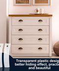 Clear Pvc Non Slip Drawer Stops With Stainless Steel Screws Heavy Duty Furniture Glides For Dressers And Chest Bottoms Smooth As Butter Bottom Repair Set 20 Pack on dresser.