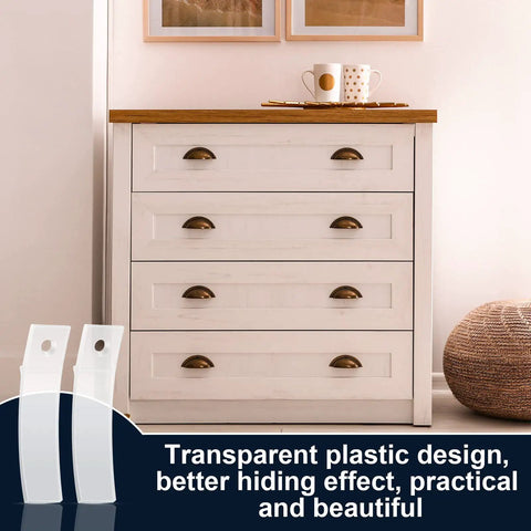 Clear Pvc Non Slip Drawer Stops With Stainless Steel Screws Heavy Duty Furniture Glides For Dressers And Chest Bottoms Smooth As Butter Bottom Repair Set 20 Pack on dresser.