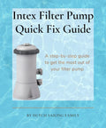 Intex filter pump shown with No Sweat DIY Repair Manual For Above Ground Pool Filter Pump Troubleshooting Step By Step Fixes.