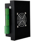 Side view of 1 Stepper Servo Motor With Closed Loop Control, Ultra Smooth Operation, Low Vibration, Fast Acceleration, Black