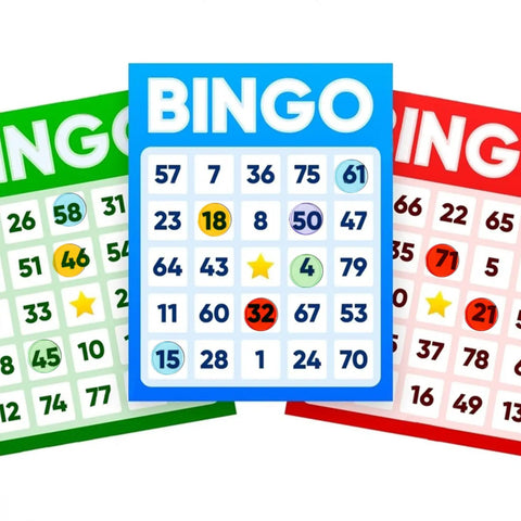Colorful bingo cards for 500 Pack Bingo Chips Set For Bingo Night And Classroom Games Colorful Plastic Poker Chips For Loteria