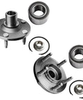Beefed Up Front And Rear Wheel Bearing And Hub Kit For Ford Escape 2001 To 2012 Mazda Tribute 2001 To 2011 Mercury Mariner 2005 To 2011 Five Lug Pattern
