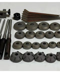 Top Tier 20 To 43mm Car Valve Seat Reamer Set For Hard Alloy Diamond Grinding Wheel Repair Fix Kit with rods and wheels