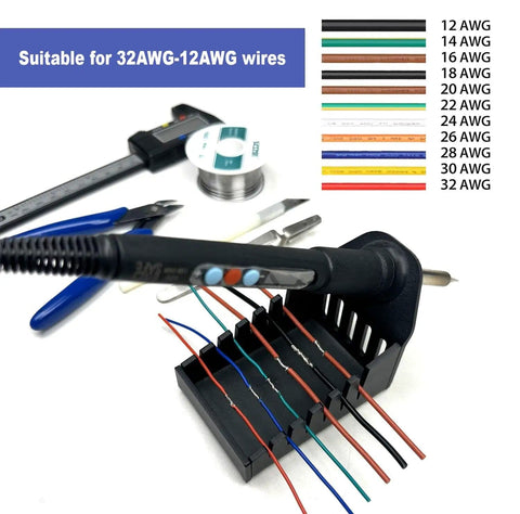Soldering Wire Holder and Stand, A Handy Third Hand Alternative, Compatible With Soldering Stations, Keeps Wires and Components Organized