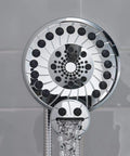 Two In One Shower Head And Wand Combo In Chrome Finish With No Tools Install In Minutes Lets You Run Head Or Wand Or Both