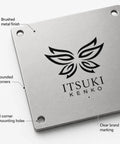 4-Hole Metal Mounting Plate For Heavy-Duty Furniture Repair And Cabinet Reinforcement Pre-Drilled Connector Plate with logo