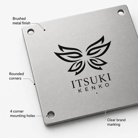 4-Hole Metal Mounting Plate For Heavy-Duty Furniture Repair And Cabinet Reinforcement Pre-Drilled Connector Plate with logo