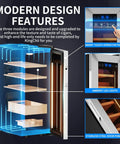 Beast 35L Temperature Humidity Control Cabinet With Humidification, Spanish cedar shelves, hygrometer, smart touch control panel