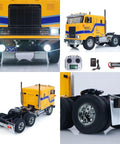 1/14 Scale RC DIY Tractor Truck 6x4 For Tamiya Chassis 56304 With 3-Speed Transmission, Light And Sound System, Ready To Run RTR Flysky Radio