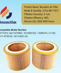 Two Pack 88171913 Air Filter Element For Air Compressors Pro Grade Heavy Duty High Efficiency Filtration Replacement Part