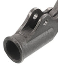 Heavy Duty Steel Jack Lifting Handle Replacement For Automotive Floor Jacks With Portable Design And Beefy Stability For Emergency Roadside Assistance, close-up end view