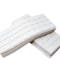 Solid As A Rock Self Adhesive Felt Pads For Furniture 800 Pack White Square 0.98 Inch 3.5 Mm Thick on display.
