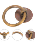 Retro Style Ring Cabinet Pulls And Drawer Handles In Solid Brass 4cm Antique Bronze Finish Dope For Wardrobe And Dresser Cabinets 2 Pack Hardware Upgrade For Home Decor