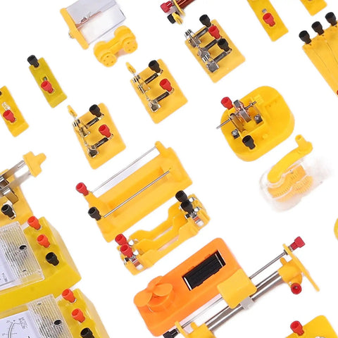 Components of Electromagnetism Kit For High School Students Hands On Electricity And Circuit Magnetism Experiments With Ohm Law