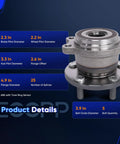 2 Pack Rear Wheel Hub Bearing Assembly For Subaru Outback And Legacy 2005 2006 2007 2008 2009 With ABS AWD 5 Lug OE 512293