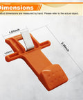 Battery Latch Lockout Lever Replacement Kit For Stihl MSA120 MSA140 BGA56 BGA57 FSA56 HSA56 HLA56 HTA50 dimensions