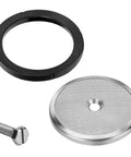 Espresso Machine Group Head Gasket Repair Kit Stop Leaks And Keep Your Espresso Setup Running Smooth Like A Pro Replacement Gasket For Nuova Simonelli Oscar Oscar II Musica Appia And Appia II Espresso Machines, black rubber gasket, filter screen, screw