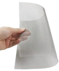 Hand holding a stainless steel mesh from the 4 Piece Quick Bumper Repair Mesh Kit, Stainless Steel Car Bumper Protector Mesh For Your Ride Auto Body Maintenance
