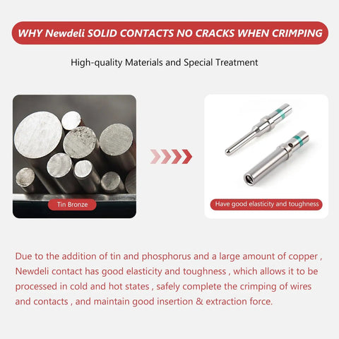 Deutsch DT Series Pin And Socket Connector Kit 50 Pairs With 16 Gauge Solid Contacts Ni Plated Automotive Terminals
