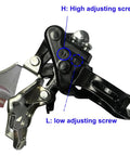 Front Derailleur FD-TY300 Down Swing 3x6/7-Speed 31.8mm Clamp Lightweight Aluminum Alloy with adjustment screws shown