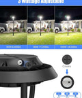 Beefy 100W LED Post Top Light With 14000 Lumens, dusk to dawn, adjustable wattage, IP65 waterproof, showcased outside house