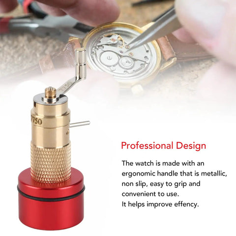 Mainspring Winder Set For Watch Repair Brass Tool Kit With Storage Box Handy Wristwatch Repair Tools For DIY Hobbyists And Professionals