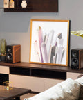 S2000MKIII High Fidelity Studio Monitor Speakers With Coaxial Tweeter And Five Point Five Inch Woofers, Walnut Finish